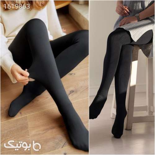 جوراب شلواری ضخیم  مشکی 04 2025