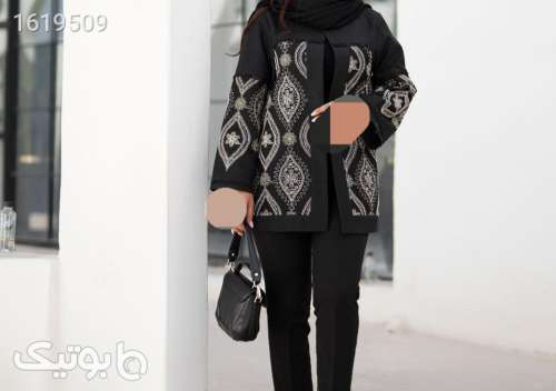 مانتو مجلسی مشکی 04 2025