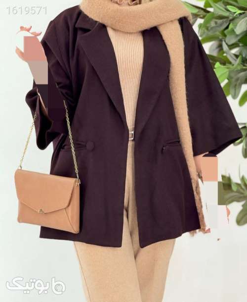 کت پاییزه تنخور عالی  مشکی 04 2025
