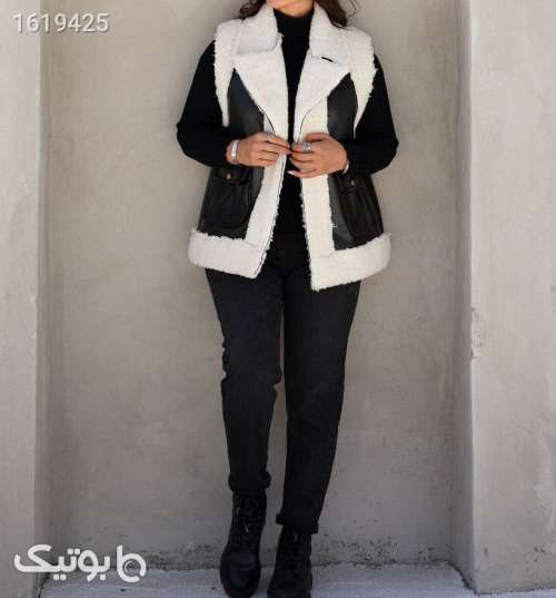 وست چرم و تدی مشکی 04 2025