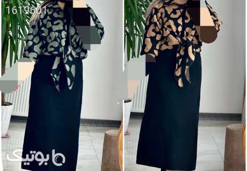 شومیز دامن بافت  قهوه ای 04 2025