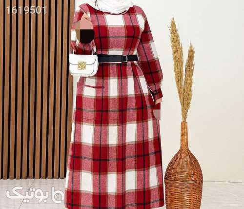 پیراهن پشمی مونتال  قرمز 04 2025