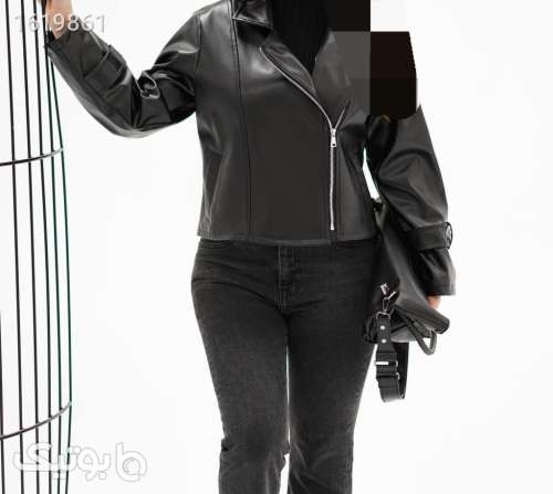 کت چرم حدیث  مشکی 04 2025