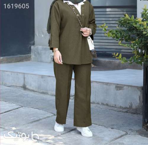 تونیک شلوار پرطرفدار  سبز 04 2025
