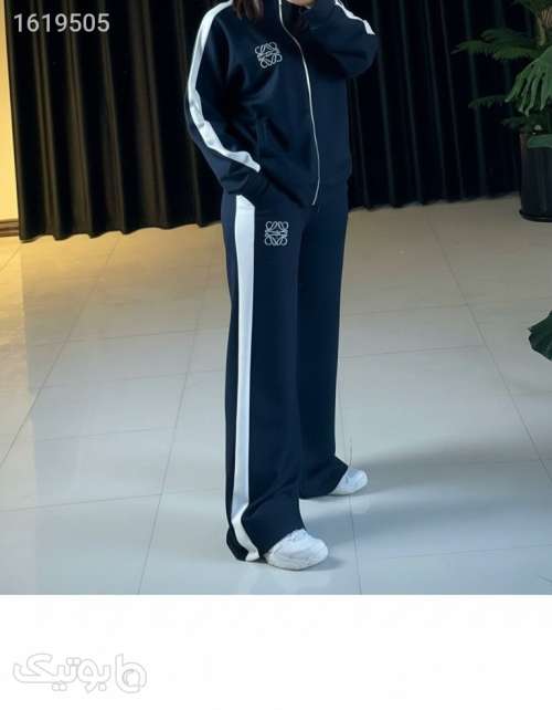 سوئیشرت شلوار مدل لوگویی مشکی 04 2025