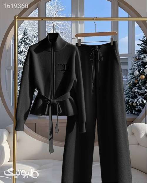 سویشرت شلوار خفن  مشکی 04 2025
