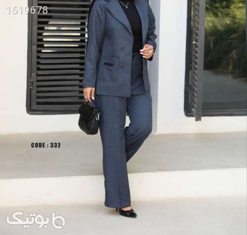 کت و شلوار خفن پاییزه  سورمه ای 04 2025