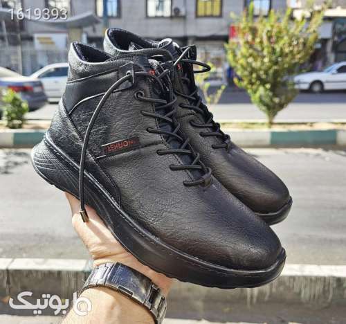 کتونی ساقدار زنانه  مشکی 04 2025