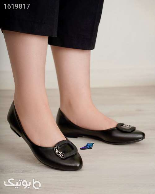 کفش زنونه چرم شیک مشکی 04 2025