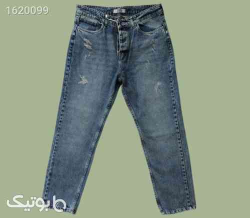 شلوار جین مام فیت گِرم دار - شلوار جین مردانه