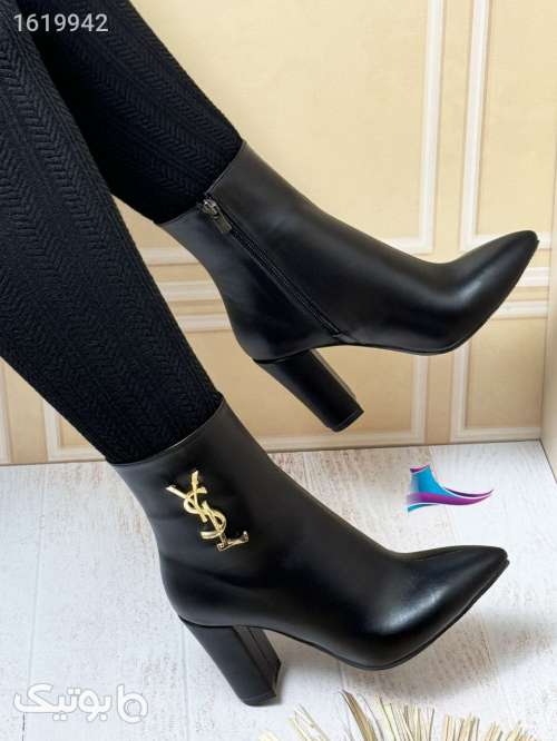 نیم بوت زنانه مجلسی مشکی 04 2025