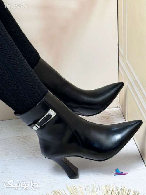 نیم بوت مجلسی شیک مشکی 04 2025