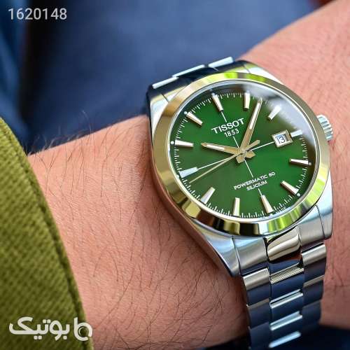 ساعت تیسوت مردانه اتوماتیک سبز 04 2025