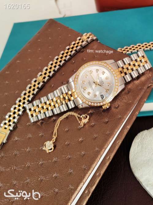 ساعت رولکس دیت جاست زنانه زرد 04 2025