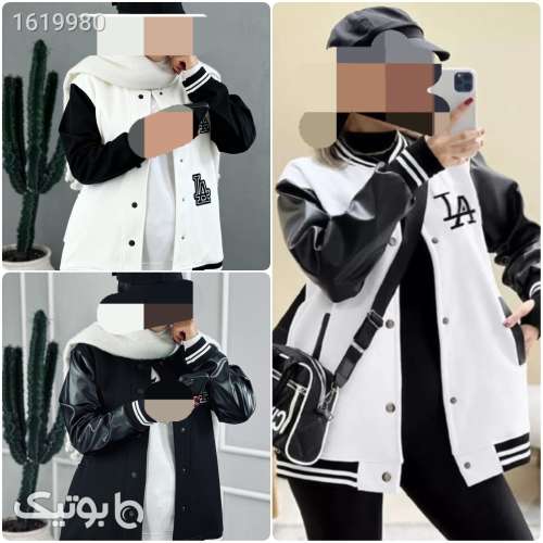 سویشرت بیسبالی  مشکی 04 2025