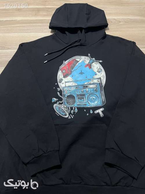 هودی چاپی دورس دو نخ  سبز 04 2025