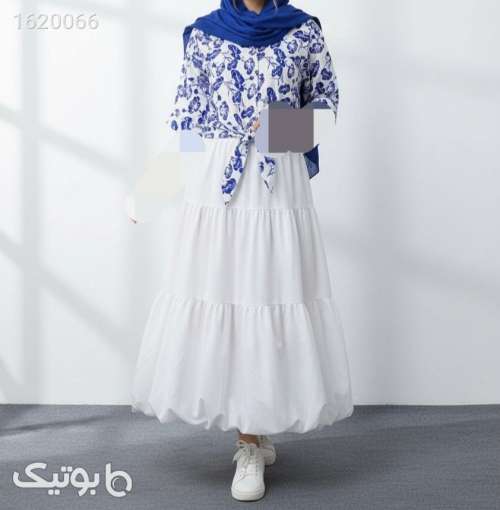 شومیز گره ای آبی 04 2025