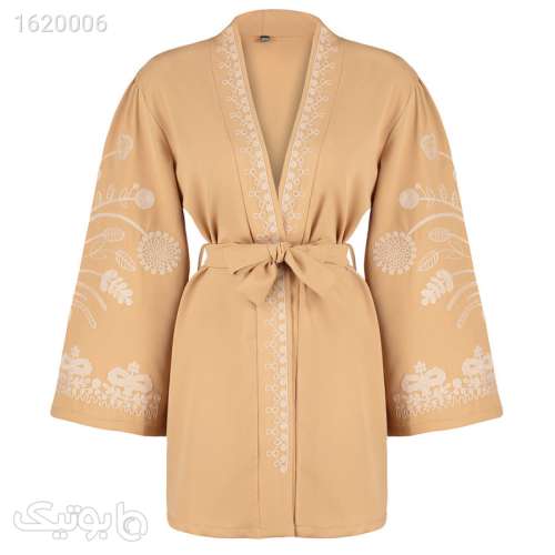 مانتو زنانه مدل 823652622 طرح ترندیول کرم 04 2025