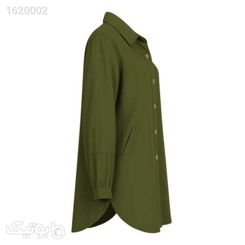 مانتو شومیزی زنانه مدل مانتی کد M5282 سبز 04 2025