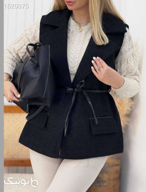 وست +کمربند چرم کرم 04 2025