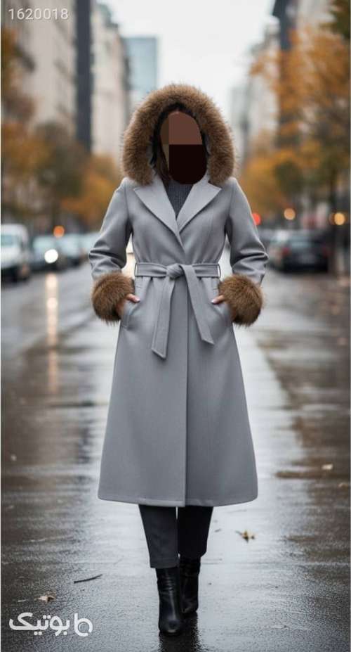 پالتو فوق العاده شیک  مشکی 04 2025