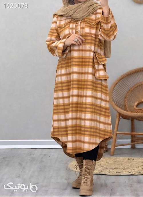 کفتان پشمی کیف دار سیسیل کرم 04 2025