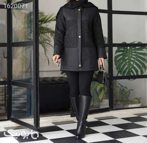 کاپشن خیلی خوشگل و خاص مشکی 04 2025