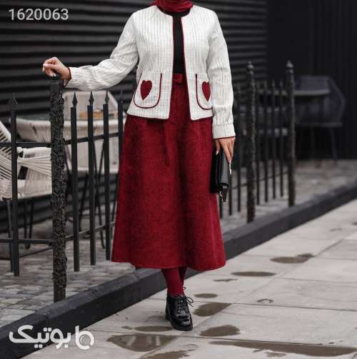 کت و دامن پرطرفدار  سفید 04 2025