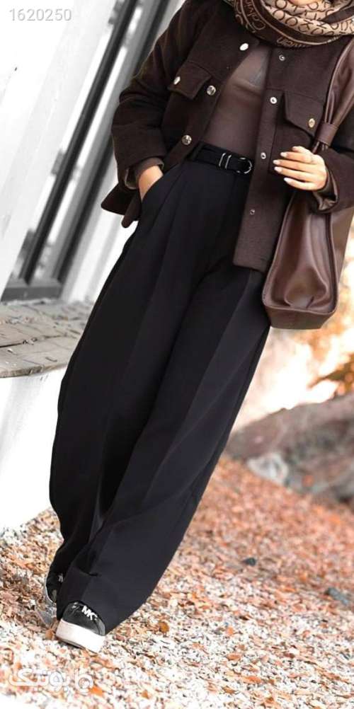 شلوار تمام بگ جلو پیلی مشکی 04 2026