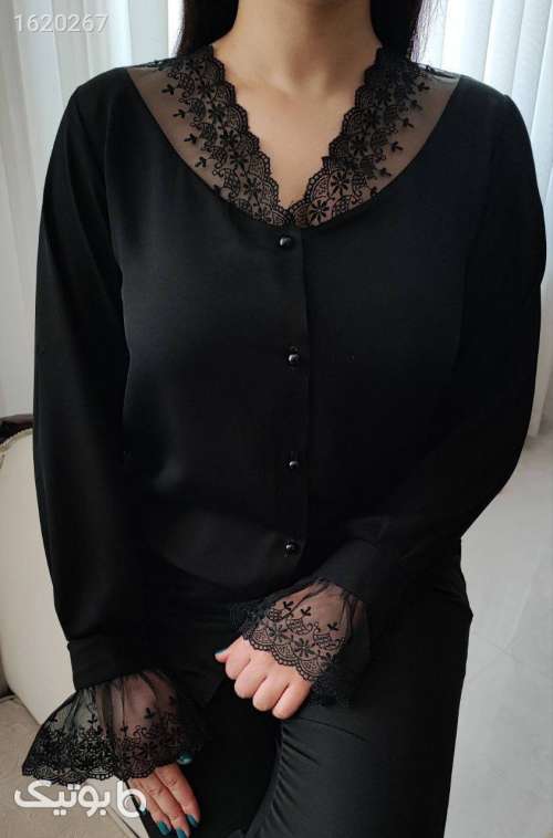 شومیز خاص و شیک  مشکی 04 2026