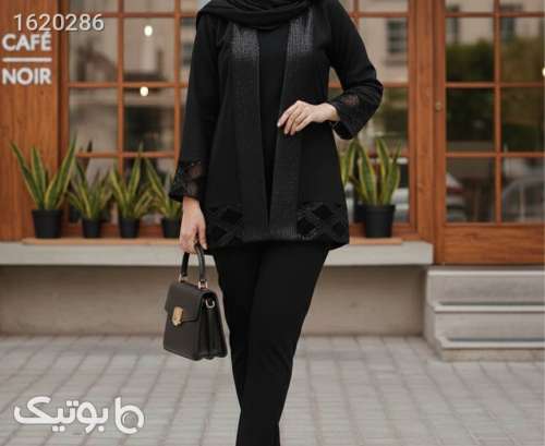 مانتو مجلسی  مشکی 04 2026