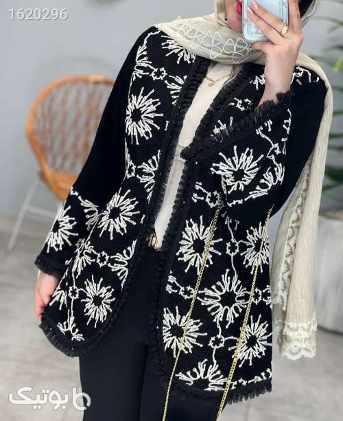 مانتو مجلسی  مشکی 04 2026