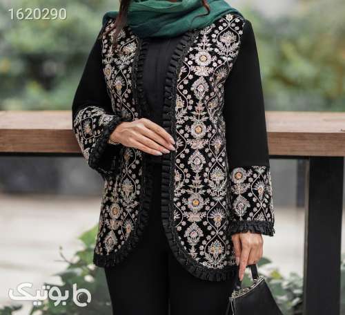 مانتو کتی مجلسی  مشکی 04 2026