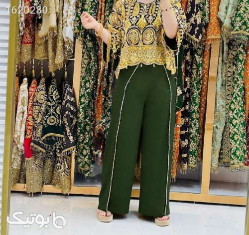 شومیز شلوار پرطرفدار مجلسی سبز 04 2026