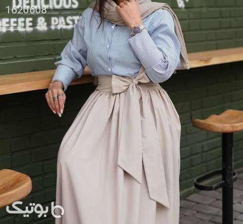 دامن پاپیونی  سورمه ای 04 2026