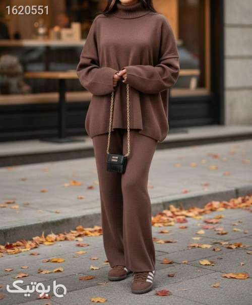 ست بافت لش  قهوه ای 04 2026