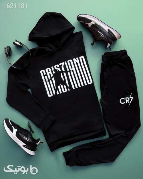 ست سویشرت و شلوار مدل CR7 (مشکی) مشکی 04 2026