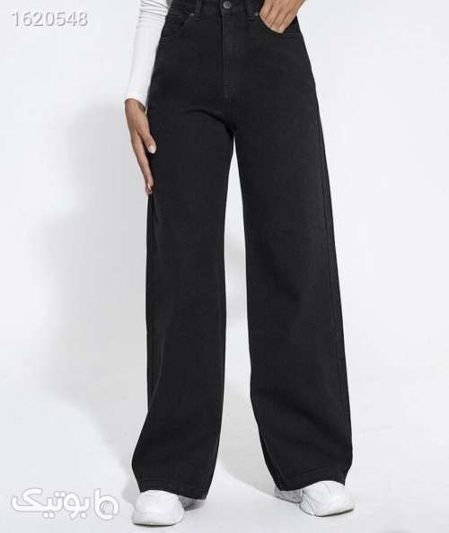 شلوار بگ‌ کتان  مشکی 04 2026