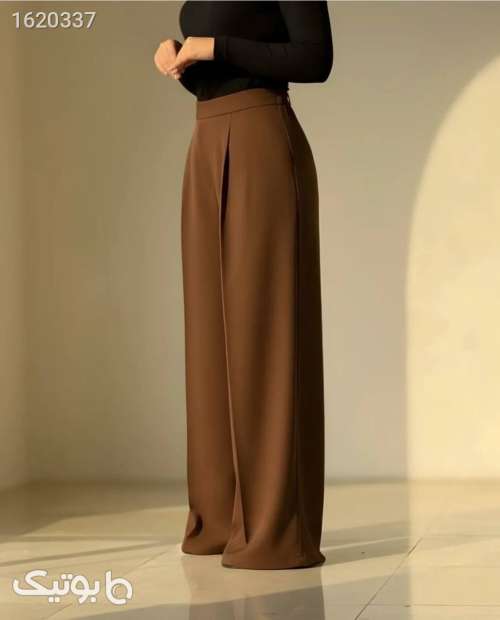 شلوار بگ کرپ گرم بالا   مشکی 04 2026