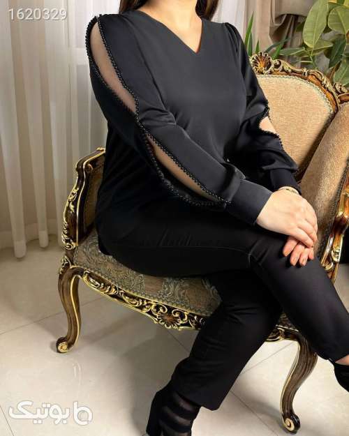 شومیز مجلسی  مشکی 04 2026