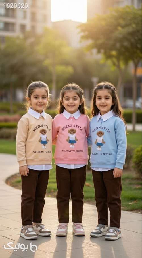 ست تدی دخترانه  زرد 04 2026