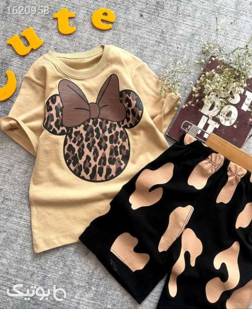 ست دخترانه  کرم 04 2026