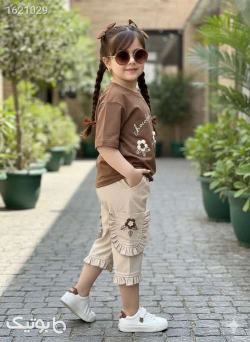 ست دخترانه  کرم 04 2026