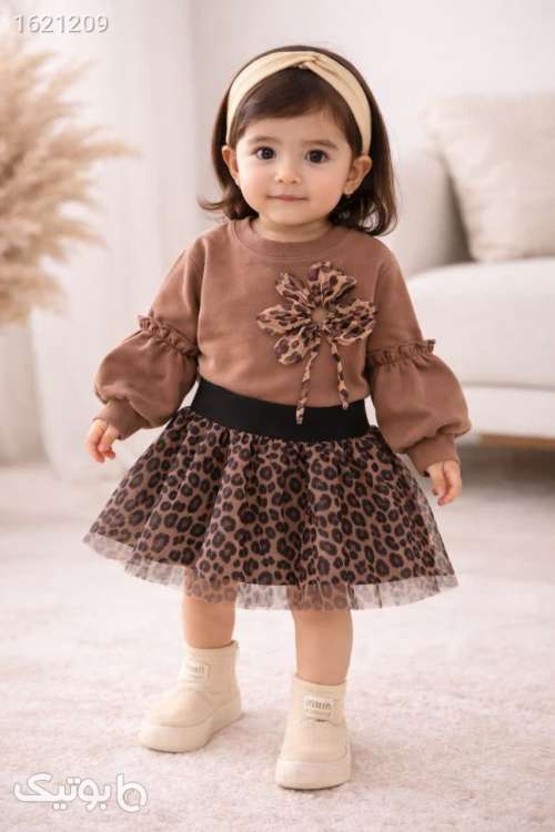 ست دخترانه  کرم 04 2026