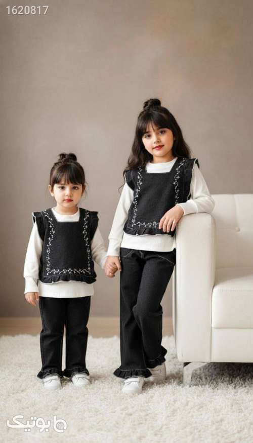 ست دخترانه خفن  سورمه ای 04 2026