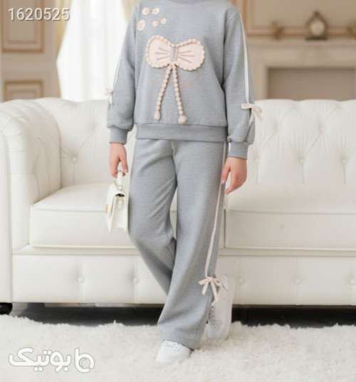 ست راحتی دخترانه  نقره ای 04 2026