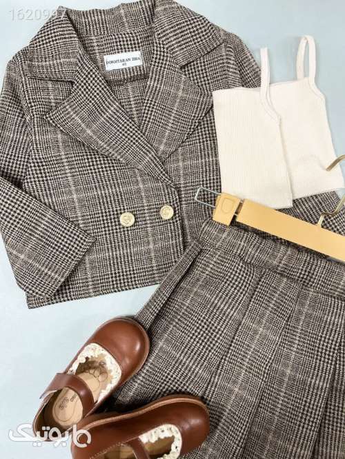 ست فوق العاده شیک دخترانه  کرم 04 2026