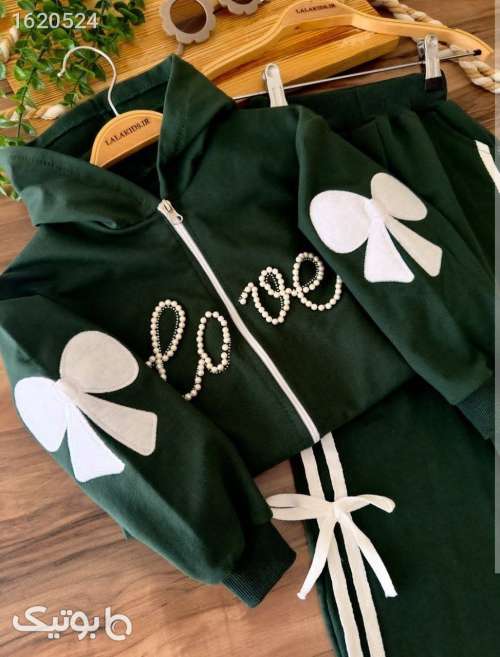 سویشرت شلوار دخترانه  سبز 04 2026