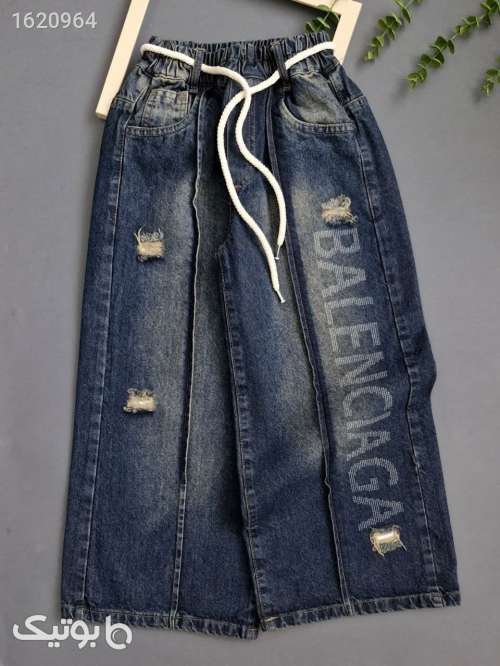 شلوار جین دخترانه  سورمه ای 04 2026