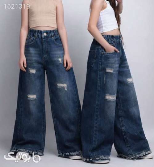 شلوار جین دخترانه  آبی 04 2026